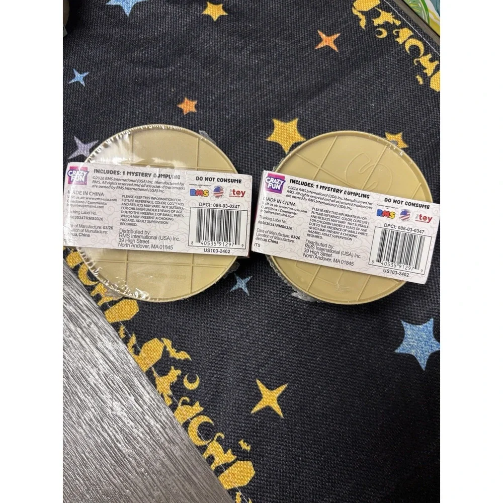 RMS Squishy Dumplings, Party Confetti Edition Set Of 2 Brand New Sealed Genuine
